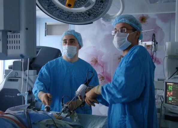 Método quirúrgico para tratar la prostatitis
